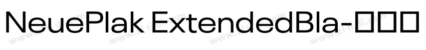 NeuePlak ExtendedBla字体转换